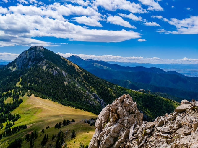 Temporary representative image: Bridger Range summit with alpine meadows above Bozeman